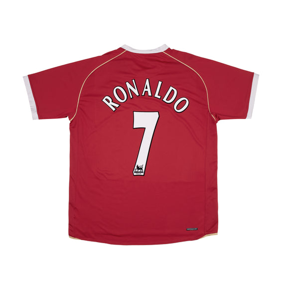 MANCHESTER UNITED 2006-07 HOME SHIRT - RONALDO 7