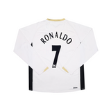 MANCHESTER UNITED 2006-07 LS AWAY SHIRT - RONALDO 7