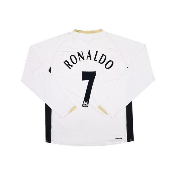 MANCHESTER UNITED 2006-07 LS AWAY SHIRT - RONALDO 7