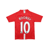 MANCHESTER UNITED 2007-09 HOME SHIRT - ROONEY 10