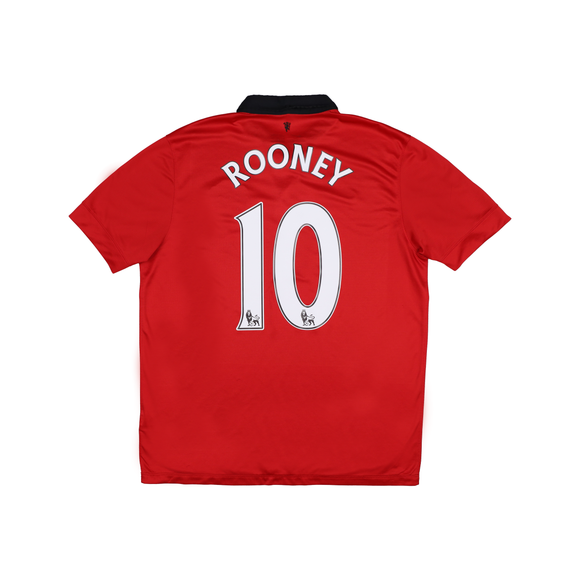 MANCHESTER UNITED 2013-14 HOME SHIRT - ROONEY 10