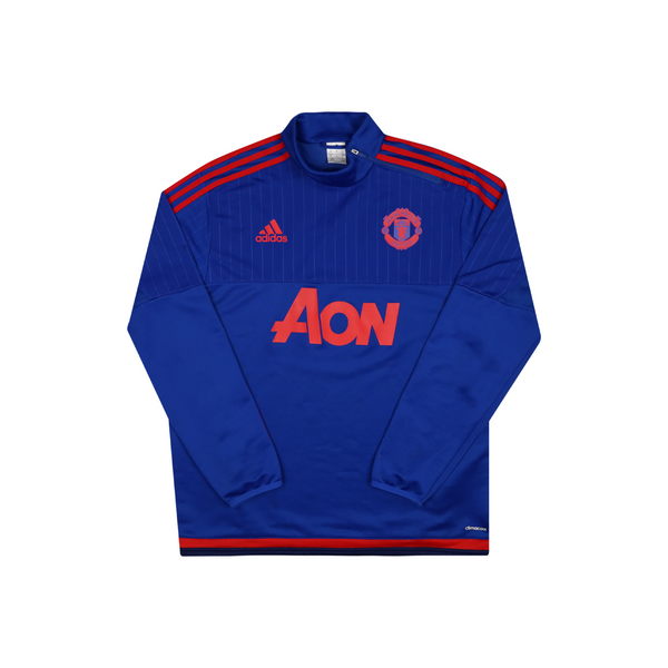 MANCHESTER UNITED 2015-16 1/4 ZIP TRAINING TOP