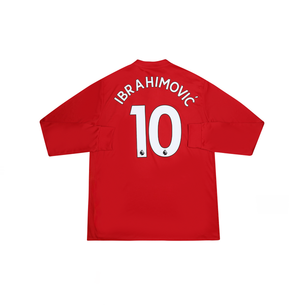 MANCHESTER UNITED 2017-18 LS HOME SHIRT - IBRAHIMOVIĆ 10