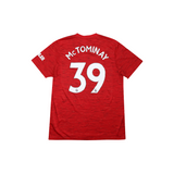 MANCHESTER UNITED 2020-21 HOME SHIRT - MCTOMINAY 39 