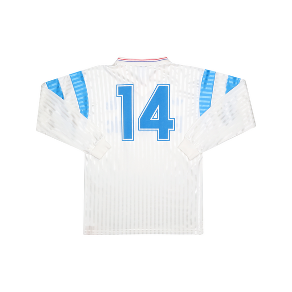 MARSEILLE 1989-91 LS HOME SHIRT - 14 (CANTONA) 