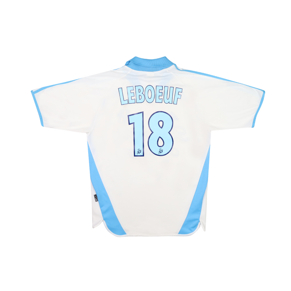 MARSEILLE 2001-02 HOME SHIRT - LEBOEUF 18