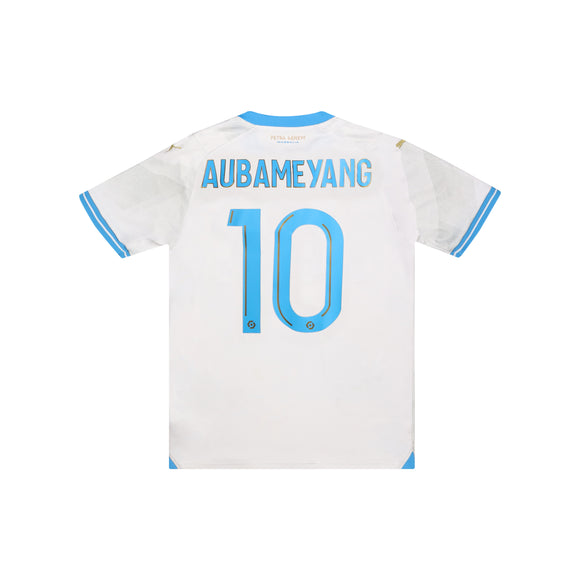 MARSEILLE 2023-24 HOME SHIRT - AUBAMEYANG 10 