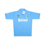 NAPOLI 1987-88 ENNERRE RE-ISSUE HOME SHIRT - 10 (MARADONA)
