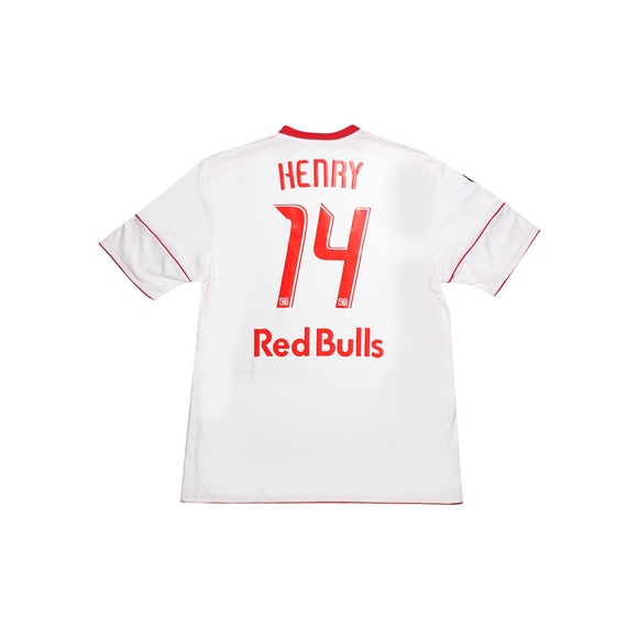 NEW YORK RED BULLS 2010-12 HOME SHIRT - HENRY 14 