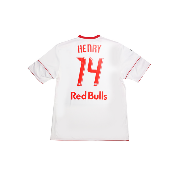 NEW YORK RED BULLS 2010-12 HOME SHIRT - HENRY 14 