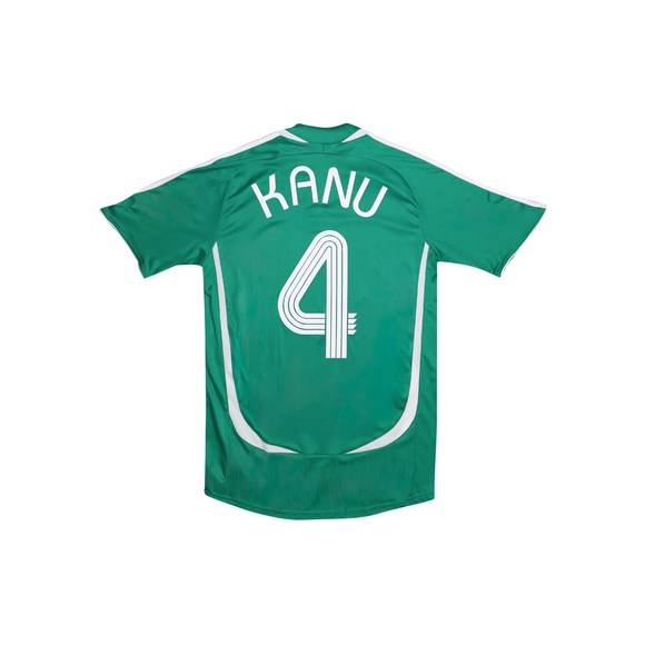NIGERIA 2006-08 HOME SHIRT - KANU 4 