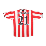 OLYMPIACOS 2000-01 HOME SHIRT - GEORGATOS 21