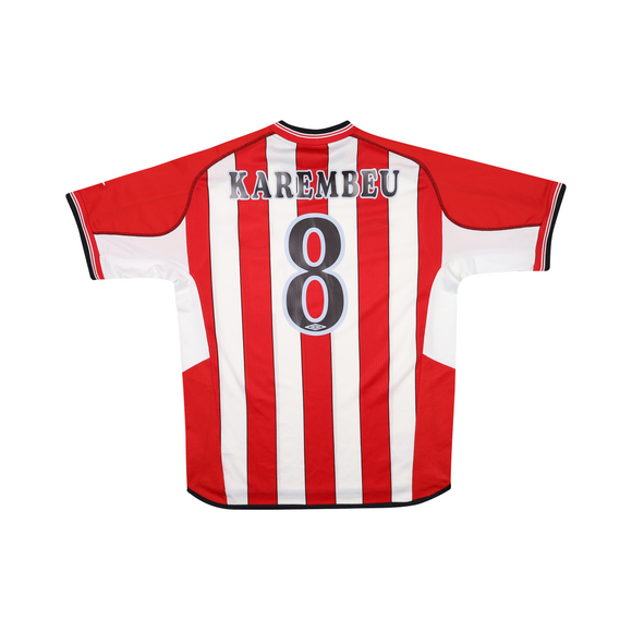 OLYMPIACOS 2002-03 HOME SHIRT - KAREMBEU 8 
