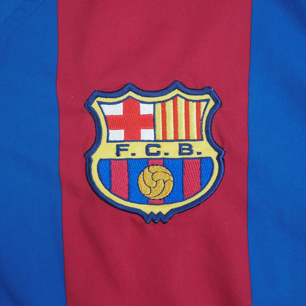 BARCELONA 2002-03 HOME SHIRT - RIQUELME 10 - L