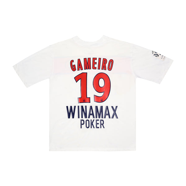 PARIS ST GERMAIN 2011-12 MATCH ISSUE AWAY SHIRT - GAMEIRO 19 