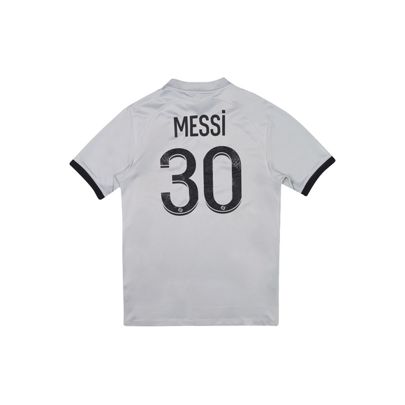 PARIS ST GERMAIN 2022-23 SPONSORLESS AWAY SHIRT - MESSI 30 