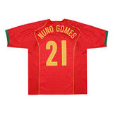 PORTUGAL 2004-06 HOME SHIRT - NUNO GOMES 21 