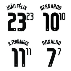 PORTUGAL 2020-21  AWAY NAME SET
