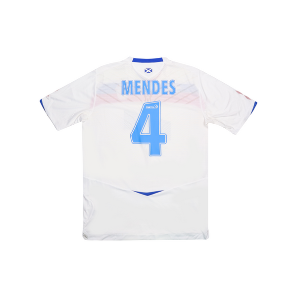 RANGERS 2008-09 AWAY SHIRT - MENDES 4 