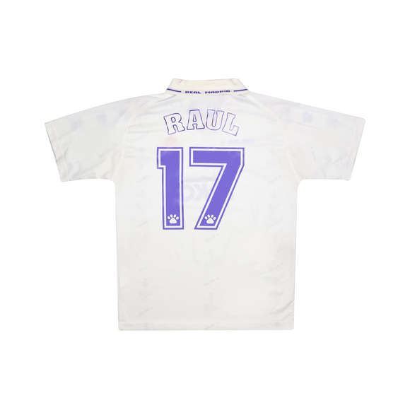 REAL MADRID 1994-96 HOME SHIRT - RAUL 17