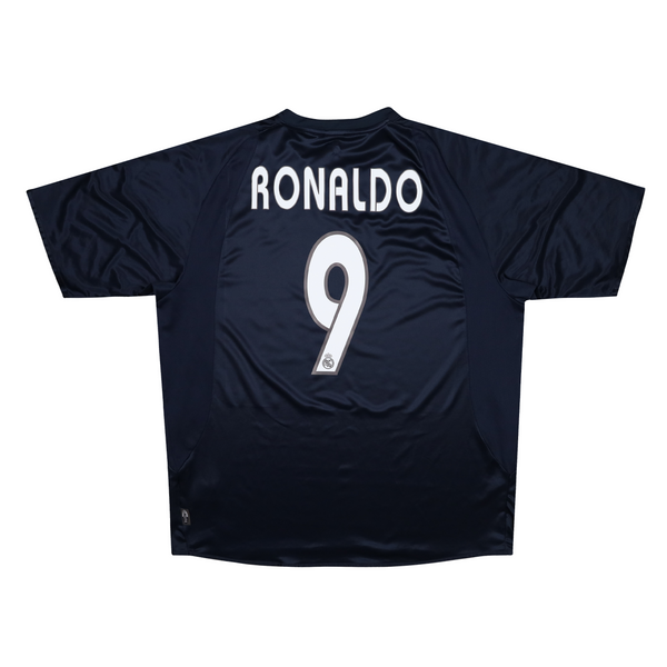 REAL MADRID 2003-04 AWAY SHIRT - RONALDO 9