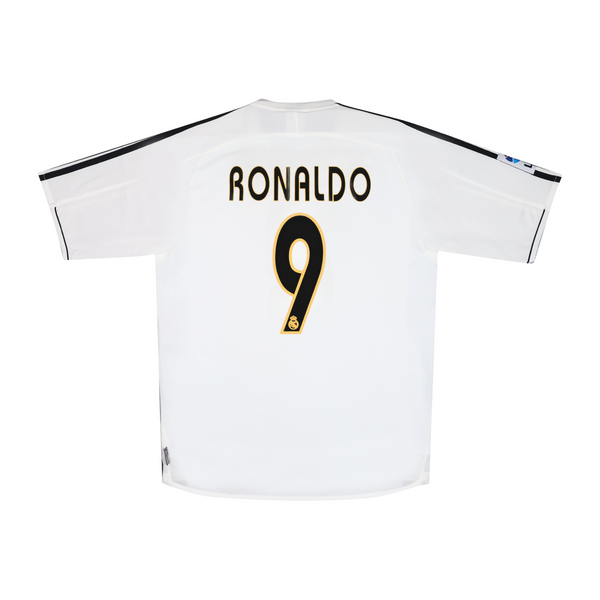 REAL MADRID 2003-04 HOME SHIRT - RONALDO 9