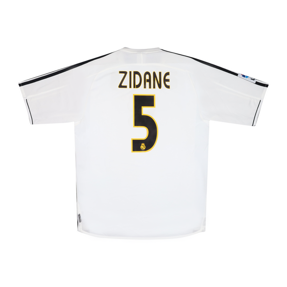 REAL MADRID 2003-04 HOME SHIRT - ZIDANE 5