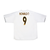 REAL MADRID 2003-04 PLAYER ISSUE HOME SHIRT - RONALDO 9