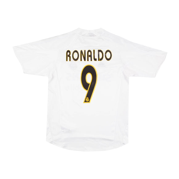 REAL MADRID 2004-05 HOME SHIRT - RONALDO 9