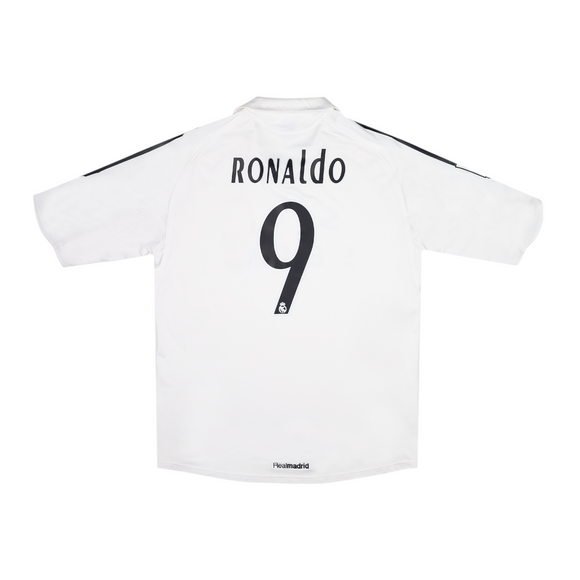 REAL MADRID 2005-06 HOME SHIRT - RONALDO 9