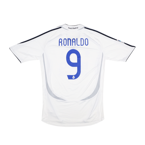REAL MADRID 2006-07 HOME SHIRT - RONALDO 9 