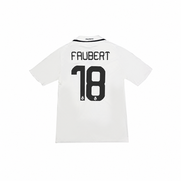 REAL MADRID 2008-09 HOME SHIRT - FAUBERT 18 