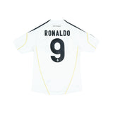 REAL MADRID 2009-10 HOME SHIRT - RONALDO 9