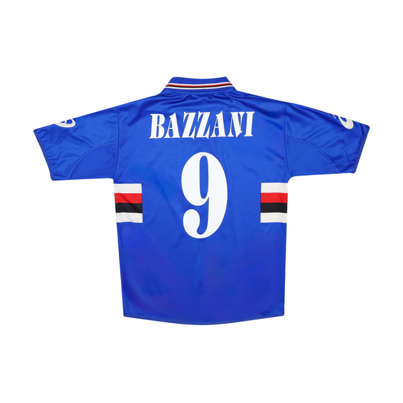 SAMPDORIA 2003-04 HOME SHIRT - BAZZANI 9 