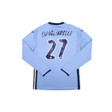 SAMPDORIA 2016-17 LS THIRD SHIRT - QUAGLIARELLA 27 