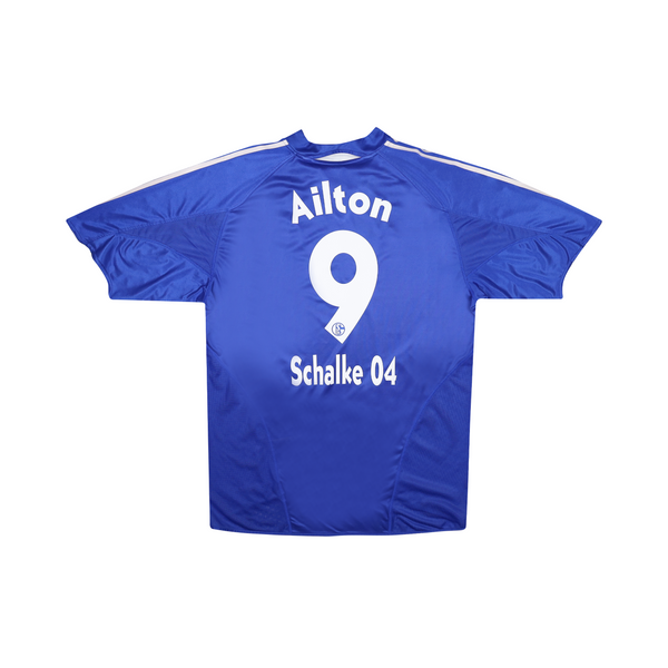 SCHALKE 04 2004-06 HOME SHIRT - AILTON 9 