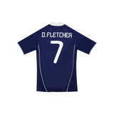 SCOTLAND 2010-12 HOME SHIRT - D.FLETCHER 7 