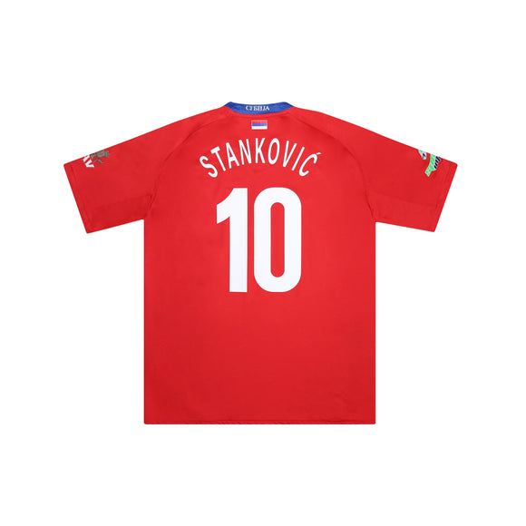 SERBIA 2008-10 HOME SHIRT - STANKOVIĆ 10