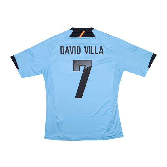 SPAIN 2012-14 AWAY SHIRT - DAVID VILLA 7 