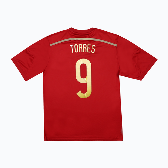 SPAIN 2013-15 HOME SHIRT - TORRES 9