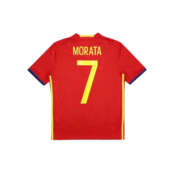 SPAIN 2016-17 HOME SHIRT - MORATA 7 - KIDS 