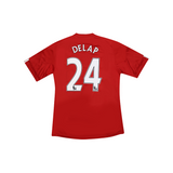 STOKE CITY 2010-11 HOME SHIRT - DELAP 24