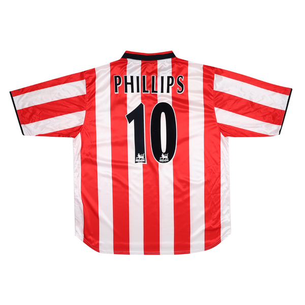 SUNDERLAND 2000-02 HOME SHIRT - PHILLIPS 10 