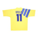 SWEDEN 1992-94 HOME SHIRT - BROLIN 11