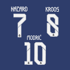 REAL MADRID 2021-22 AWAY 3RD NAME SET
