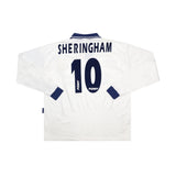 TOTTENHAM 1995-97 LS HOME SHIRT - SHERINGHAM 10 