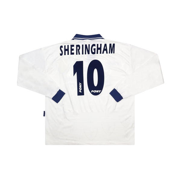 TOTTENHAM 1995-97 LS HOME SHIRT - SHERINGHAM 10 