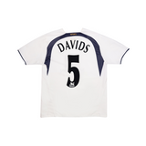 TOTTENHAM 2006-07 HOME SHIRT - DAVIDS 5 - KIDS