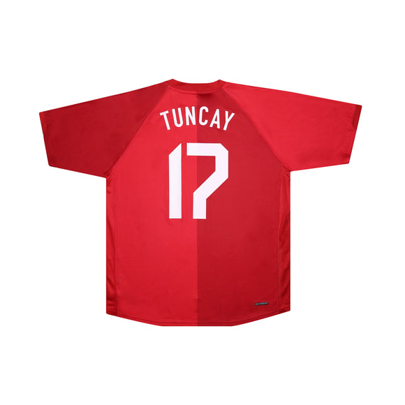 TURKEY 2006-08 HOME SHIRT - TUNCAY 17 
