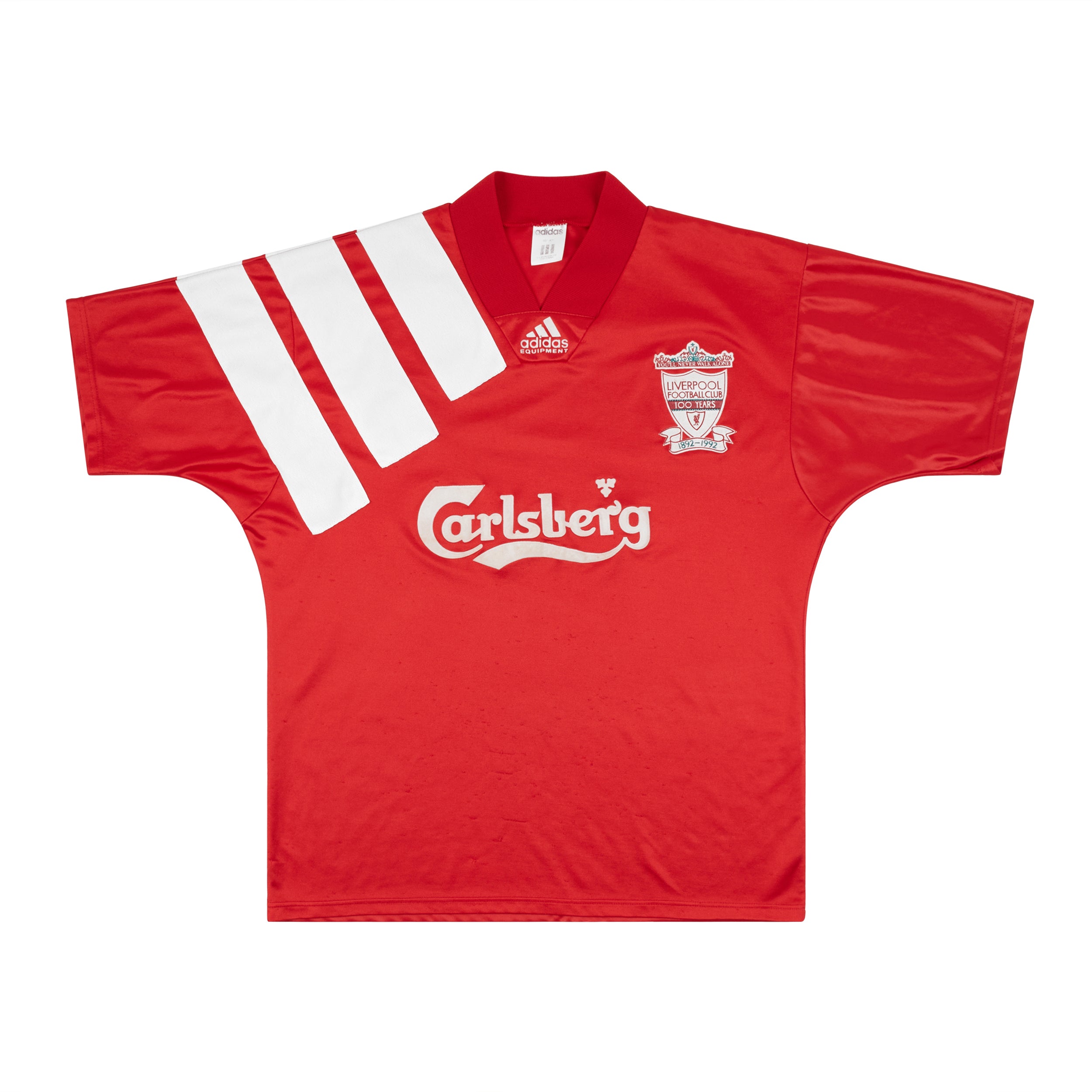 LIVERPOOL 1992-93 HOME SHIRT - M | Retro Football Shirt – The Soccer ...